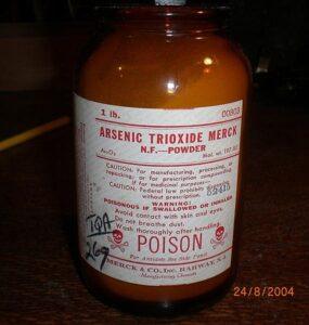 Bottle of arsenic